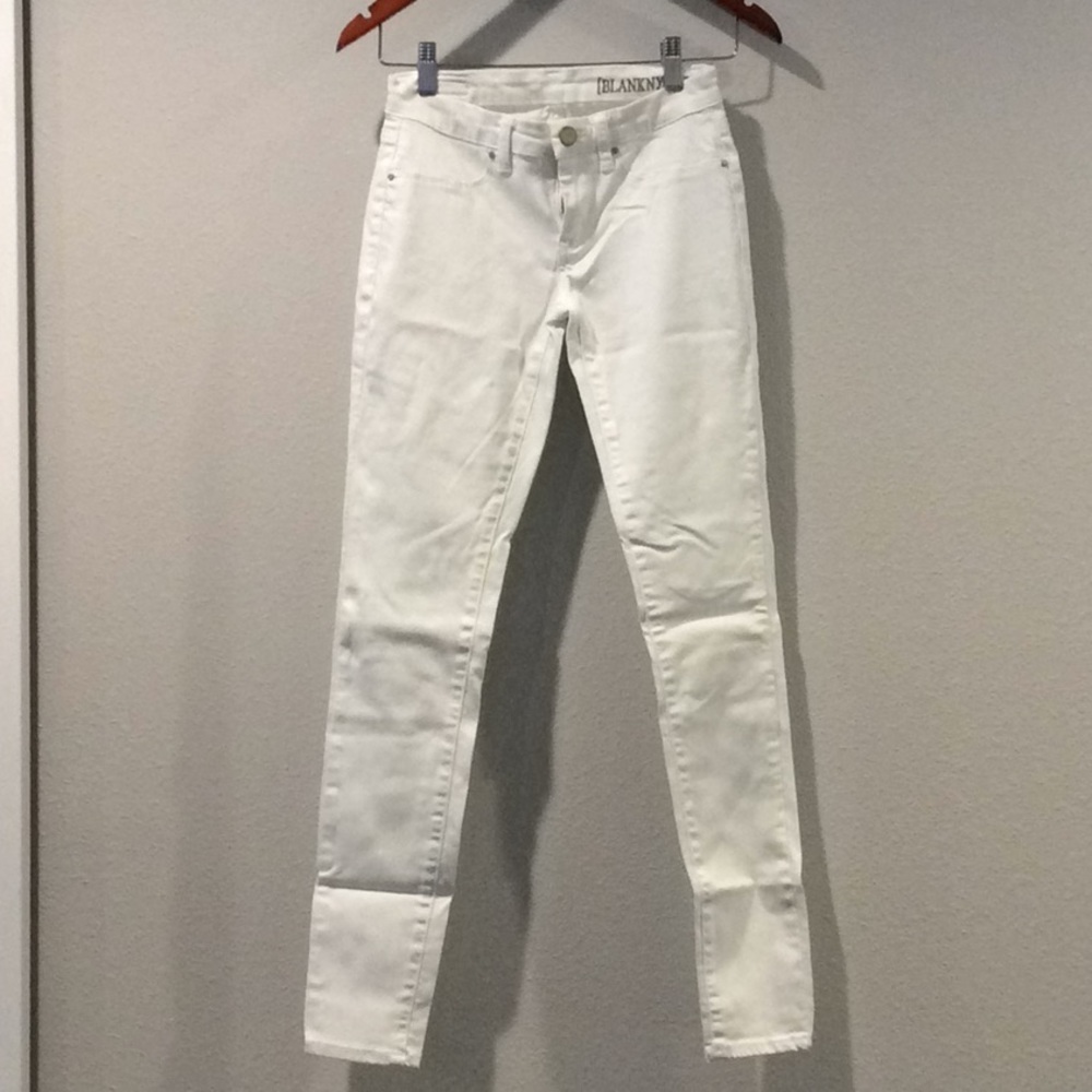 Spray On Jeans in White Lines